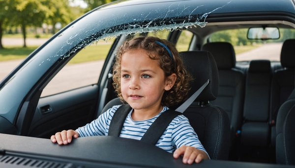 Le pare-brise résistant et la sécurité des enfants